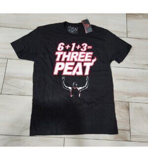NWT Miami Heat BIG 3 era t shirt Lebron James Wade Bosh NBA Basketball Large